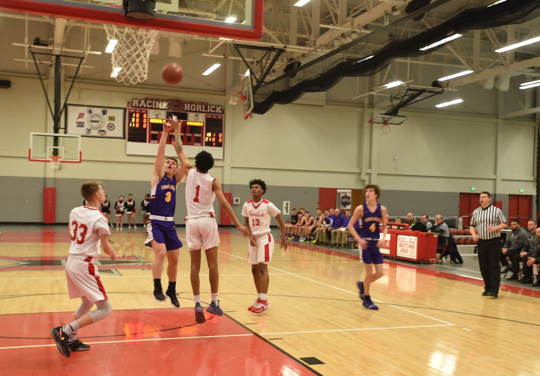 Going for a block